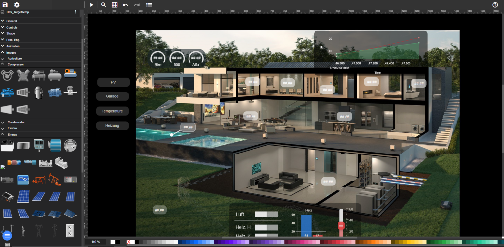 FUXA WEB组态HMI SCADA 数字化工业监控平台 可视化上位机软件